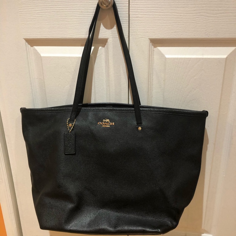 Coach Shoulder Tote Black Bag